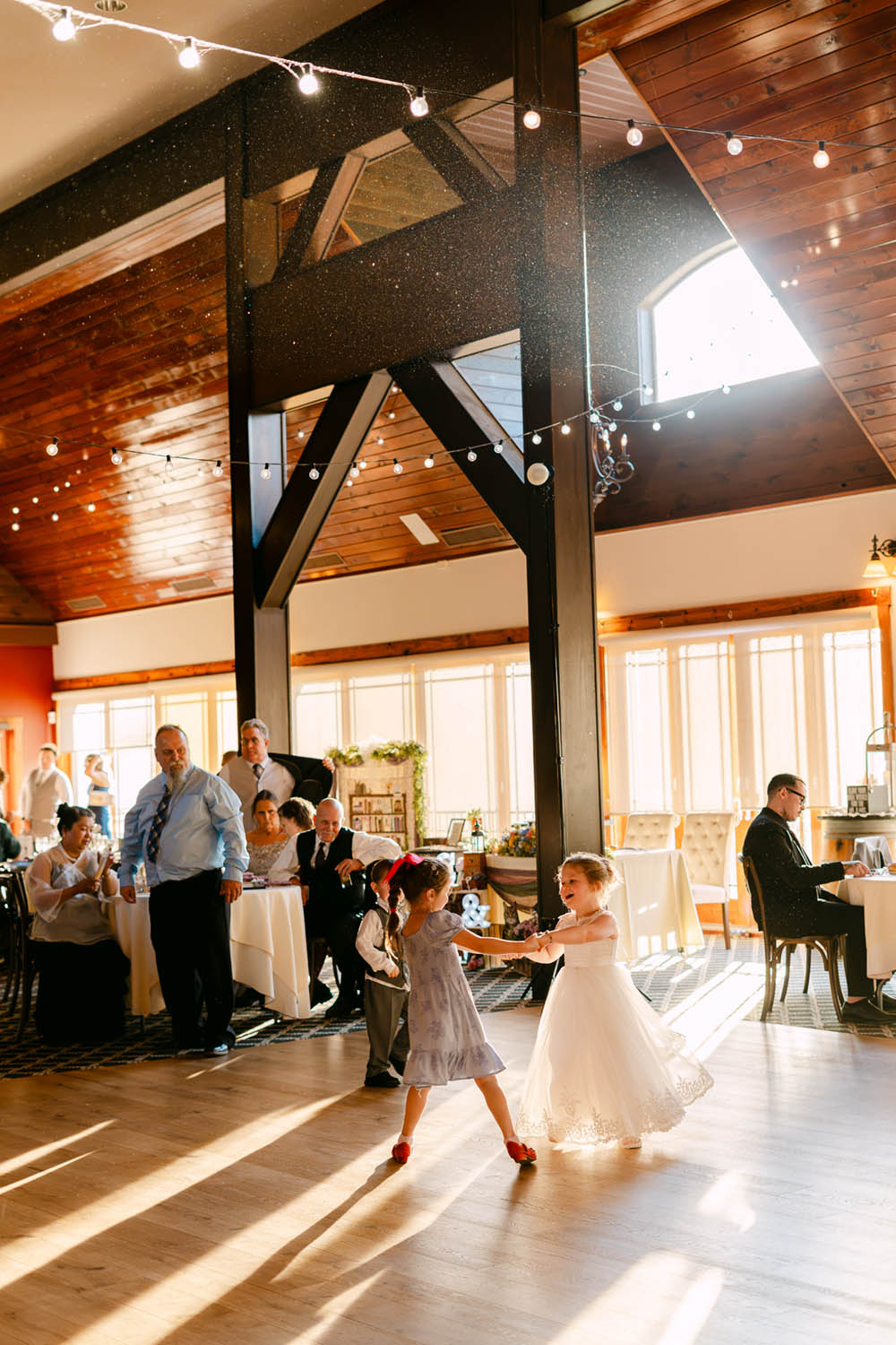 Flower Girls Dancing on Hollow Brook Dance Floor