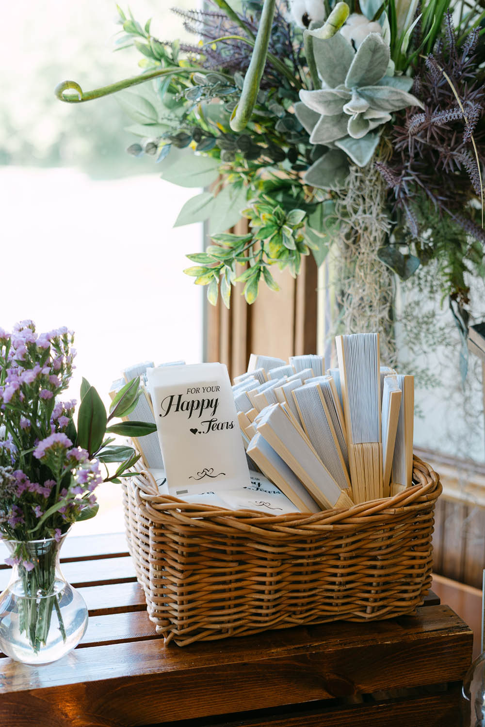 Wedding Decorations at a Hollow Brook Golf Club