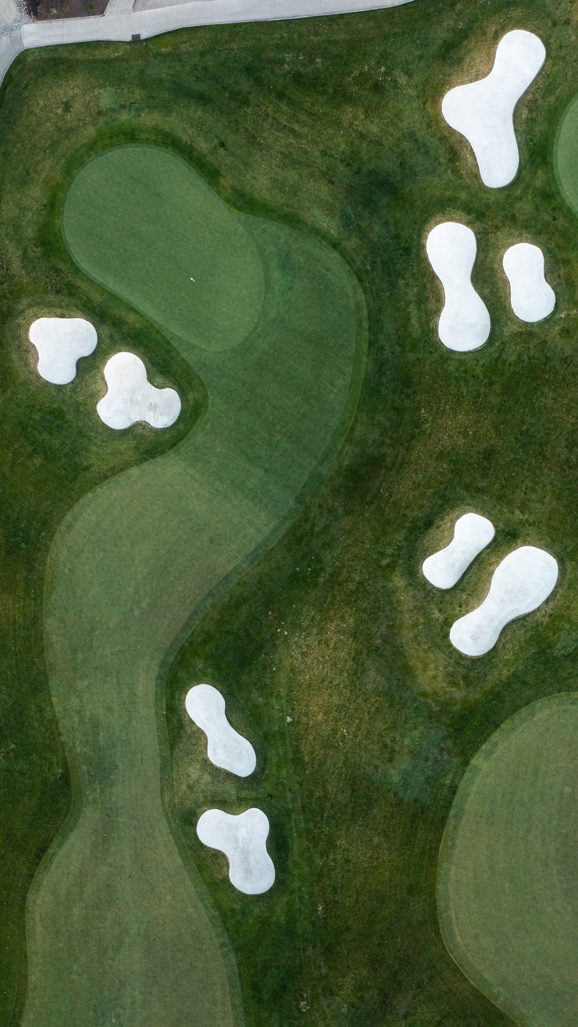 Aerial view of Hollow Brook Golf Club in Cortlandt Manor, NY